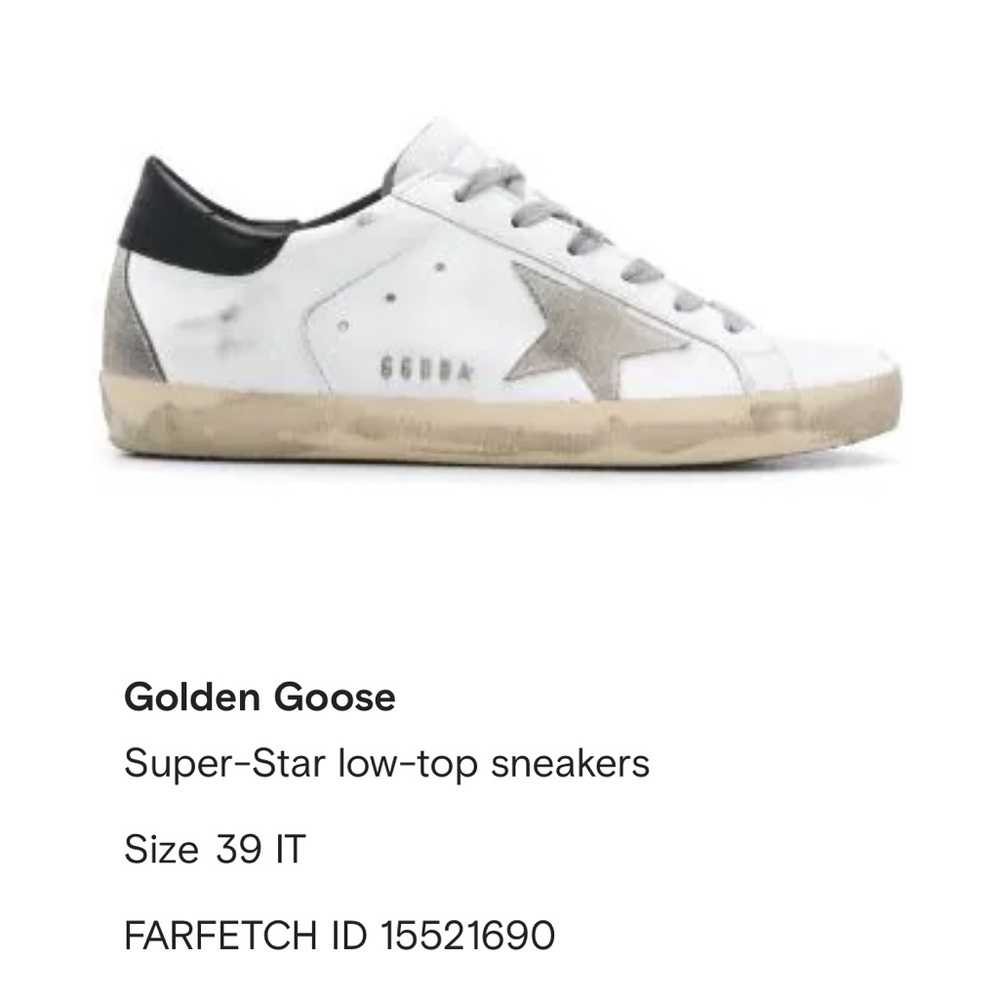 Golden Goose Superstar low top sneakers